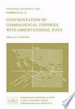 Confrontation of cosmological theories with observational data: symposium no. 63 (Copernicus Symposium II) held in Cracow, Poland, 10-12 September, 1973