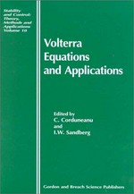Volterra equations and applications