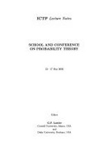 School and conference on probability theory