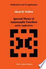 Spectral Theory of Automorphic Functions and Its Applications