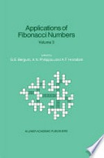 Applications of Fibonacci Numbers: Volume 3 Proceedings of ‘The Third International Conference on Fibonacci Numbers and Their Applications’, Pisa, Italy, July 25–29, 1988 