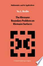The Riemann Boundary Problem on Riemann Surfaces