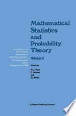 Mathematical Statistics and Probability Theory: Volume A Theoretical Aspects Proceedings of the 6th Pannonian Symposium on Mathematical Statistics, Bad Tatzmannsdorf, Austria, September 14–20, 1986 /