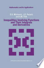 Inequalities Involving Functions and Their Integrals and Derivatives