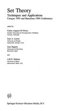 Set Theory: Techniques and Applications Curaçao 1995 and Barcelona 1996 Conferences /