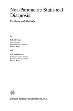 Non-Parametric Statistical Diagnosis: Problems and Methods 