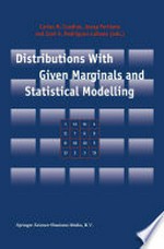 Distributions With Given Marginals and Statistical Modelling