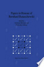 Papers in Honour of Bernhard Banaschewski: Proceedings of the BB Fest 96, a Conference Held at the University of Cape Town, 15–20 July 1996, on Category Theory and its Applications to Topology, Order and Algebra /