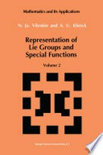 Representation of Lie Groups and Special Functions: Volume 2: Class I Representations, Special Functions, and Integral Transforms