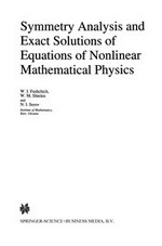 Symmetry Analysis and Exact Solutions of Equations of Nonlinear Mathematical Physics