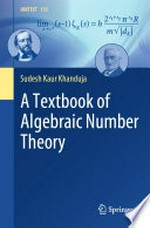 A Textbook of Algebraic Number Theory