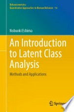 An Introduction to Latent Class Analysis: Methods and Applications /