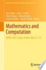 Mathematics and Computation: IACMC 2022, Zarqa, Jordan, May 11–13 /