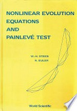 Nonlinear evolution equations and Painlevé test