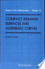 Compact Riemann surfaces and algebraic curves