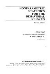 Nonparametric statistics for the behavioral sciences