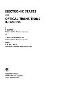 Electronic states and optical transition in solids