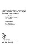 Introduction to Sobolev spaces and finite element solution of elliptic boundary value problems