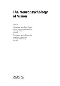 The neuropsychology of vision