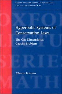 Hyperbolic systems of conservation laws: the one-dimensional cauchy problem 