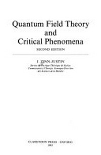 Quantum field theory and critical phenomena