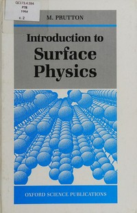 Introduction to surface physics
