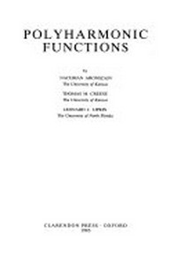 Polyharmonic functions