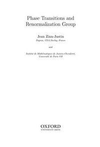 Phase transitions and renormalisation group