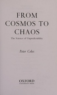 From cosmos to chaos: the science of unpredictability