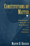 Constitutions of matter: mathematically modeling the most everyday of physical phenomena 