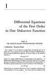 Lectures on ordinary differential equations 