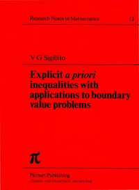 Explicit a priori inequalities with applications to boundary value problems
