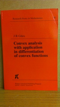 Convex analysis with application in the differentiation of convex functions