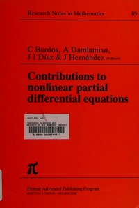 Contributions to nonlinear partial differential equations