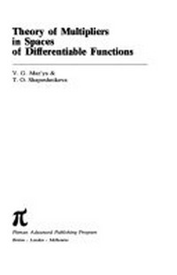 Theory of multipliers in spaces of differentiable functions