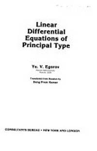 Linear differential equations of principal type