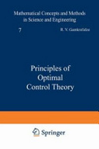 Principles of optimal control theory