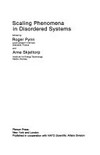 Scaling phenomena in disordered systems