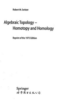 Algebraic topology--homotopy and homology