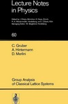 Group analysis of classical lattice systems