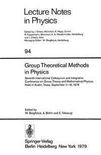 Group theoretical methods in physics: sixth international colloquium, Tübingen, 1977