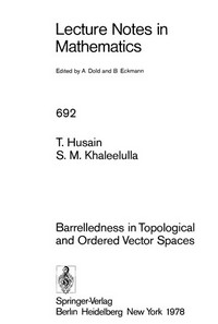 Barrelledness in topological and ordered vector spaces