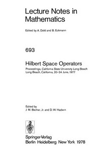 Hilbert space operators: proceedings, California State University Long Beach, Long Beach, California, 20-24 June 1977