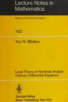 Local theory of nonlinear analytic ordinary differential equations
