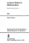 Nonlinear evolution equations: global behavior of solutions /
