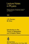 Introduction to the theory of metastable and unstable states