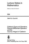 Calderón-Zygmund operators, pseudo-differential operators, and the Cauchy integral of Calderón