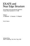 EXAFS and near edge structure: proceedings of the international conference, Frascati, Italy, September 13-17, 1982