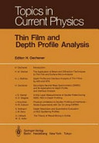 Thin-film and depth-profile analysis