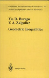 Geometric inequalities 